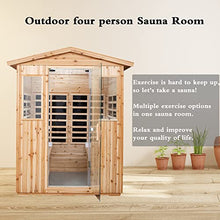 HFYee 4-Person Infrared Sauna Natural