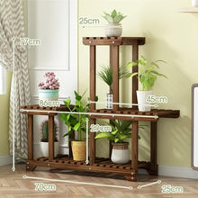 Large Tall Plant Shelf Rack Holder Flower Stand for Patio Porch Balcony Garden,Multi Tier Corner Plant Stand Indoor Outdoor for Multiple Plants (27.5in(L) * 9.8in(W) * 30.3in(H),Yellow)