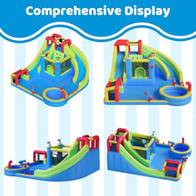 SunSwell Inflatable Water Park for Kids Backyard with 750W Blower