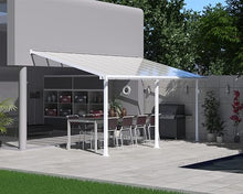 Palram - Canopia Olympia 10' x 18' Patio Cover Canopy Awning, White