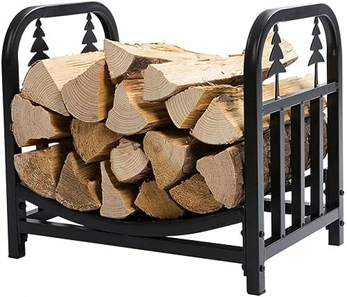 WXPWAMZ Outdoor Fireplace Firewood Rack Firewood Holder Firewood Rack Heavy Duty Outdoor Firewood Holder Steel Wood Storage Log Rack Wood Rack For Firewood Wood Log Store