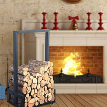 DOIBG Firewood Rack, Outdoor Firewood Log Rack for Firewood Storage, Removable Multifunctional Metal Large-Capacity Storage Wooden Rack Suitable for Storing Firewood