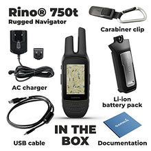 Wearable4U Garmin Rino 750t Two-Way Radio Navigator with Topo Mapping E-Bank Bundle