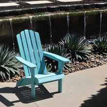 PolyTEAK Folding Adirondack Chair Set of 8 Blue
