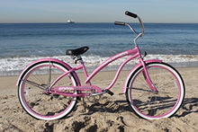 Firmstrong Bella Classic Women's Beach Cruiser Bicycle Pink