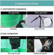 Household Wind Turbine Generator Vertical Wind Energy Generator Breeze Start with External Wind and Solar Complementary Controller Decorative Windmill 24v 100w (24v 200w)