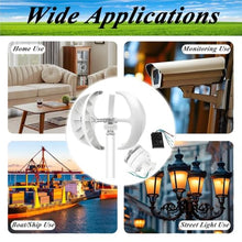 TYUXUAN 16000W,20000W 5-Blade Vertical Axis Wind Turbines Generator Kit