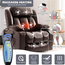 Power Lift Recliner with Heat Massage for Seniors Adults