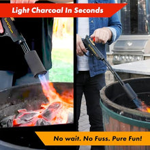 GRILLBLAZER GrillGun and Su-VGun Combo Set - GrillGun, Su-VGun, 8' Hose, 2 Stands - Grilling and Culinary Torch - BBQ Tools