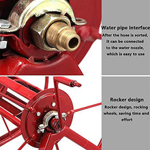 Heavy Duty Metal Garden Hose Reel Cart Water Hose Storage Holder for Yard Plant and Garden (Holds 200M Hose)