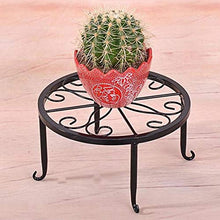 ZOCWJK Plant standWrought Iron Pot Stand, Flower Rack, Flower Pot Holder, Garden Planter Rack, Classic Plant Stand, Floor, Round, Creative,