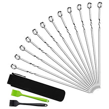 BBQ Tools Set Grill Accessories Skewers Tongs Spade Brush Glove Outdoor Barbecue Utensils (Size : 23 pcs) (15 pcs)