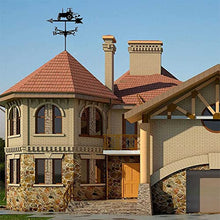 Simple and Strong Tractor Rooftop Weathervane Wind Vane Steel Weathervane Roof Vane Measuring Tools Weather Vane Metal Ornament Wind Vane.