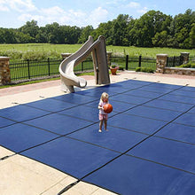 Blue Wave Arctic Armor Mesh Safety Cover for 20ft x 40ft Pools with Center Step Blue
