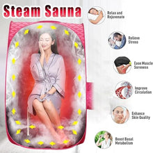 YQDDM Portable Sauna Steam Tent, 2 Person, 1000W Indoor Box with Remote Control, Smart Timing Setting & Independent Zipper On Both Sides