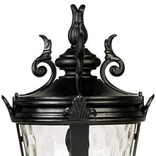 Casa Marseille 27" High Black Outdoor Post Light with Pier Mount Adapter