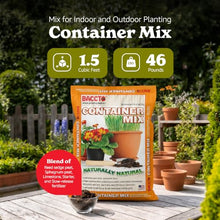 Michigan Peat Company 10 Pack BACCTO Container Mix, Indoor Outdoor Blend with Organic Peat, Starter & Nutrients for 6" or Larger Planters, 1.5 Cu Ft