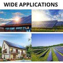 9BB 31PCS 360W 12V/24V Bifacial Solar Panel Monocrystalline Kit, High-Efficiency Mono Cells Off-Grid Charge System for House Rooftop Residential Commercial Home Marine Boat Shed Farm
