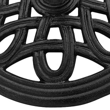 JHNKOJ Umbrella Base Black 44X44X32 Cm Cast Iron