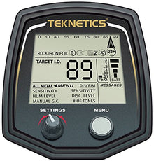 Teknetics T2 Classic Metal Detector with 11" Waterproof Search Coil, High Sensitivity Gold Detector, Lightweight Professional Metal Detector for Coins, Relics & Treasure Hunting