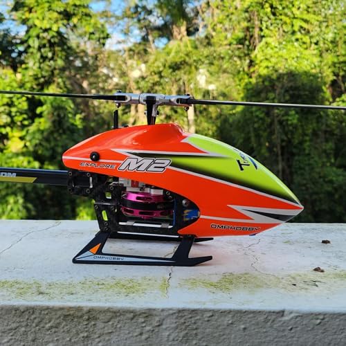 OMPHOBBY M2 Explore RC Helicopter Dual-Brushless Motor 6CH 3D Flight BNF Yellow