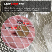ERRULAN Hail Netting for Garden Plants, White Anti Bird Netting for Fruit & Vegetable Protection, Reusable Pond Breeding Net for Above Ground Pool (Color : Wxh, Size : 8x20m/26x66ft)
