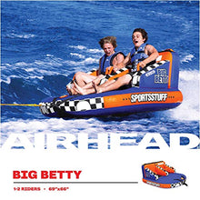 SportsStuff Big Betty 1-2 Rider Towable Tube Blue