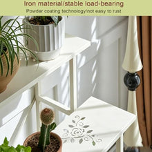 Hanging Plant Stand With Trellis & Hanging Bar Indoor Plant Display Shelf