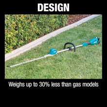 Makita XNU02T Lithium-Ion Brushless Cordless (5.0Ah) 18V LXT 24" Pole Hedge Trimmer Kit, Teal
