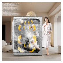 2 2People Portable Sauna Tent Steamer Folding Chair Set Remote Control