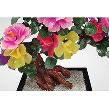 Artificial Plants Chinese Style Jade Flower Decoration Bonsai Home Office Decor Antique Jade Carving Bonsai Flower Ornaments Good Gifts for Moms and Friends Bonsai Pine Tree