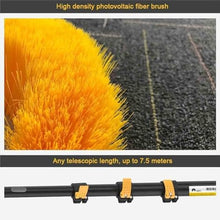 Solar Photovoltaic Panel Cleaning Robot Photovoltaic Panel Cleaning Equipment Brush Power Tool Double Head, 7.5M