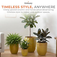 Emissary - Large Planter, Yellow 27.5x27.5x33.5 H