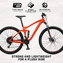 Mongoose Salvo Trail Adult Mountain Bike 29-inch 18-Speed Aluminum Frame Disc Brakes Orange