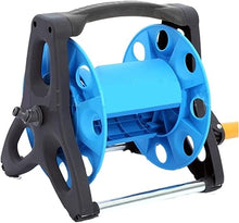 VIXARKO Outdoor Garden Hose Reel Garden Hose Reel Cart ，Portable Hose Cart Reel All-in-one Quick Storage Water Pipe Trolley Especially Stable, Convenient in Garden and Outdoor(Black,29x26.5x31 cm)