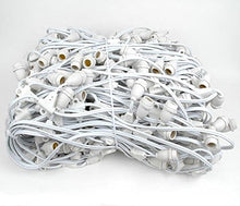 Novelty Lights 330 Feet Heavy Duty White Wire Light String, E17 Sockets