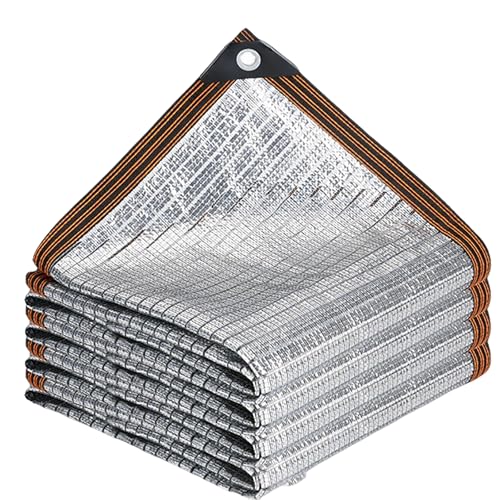 Sun Shade Cloth with Grommets, UV Resistant Shade Mesh Netting, Sunblock Shade Cloth Outside, Heat Insulation Shading Net, for Cars, Dogs, Outdoor, RV, Patio