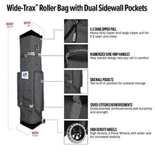 E-Z UP ES100S Instant Commercial Pop Up Canopy Tent, 10' x 10' with 3 Sidewalls, 1 Mid-Zip Sidewall and Wide-Trax Roller Bag, White