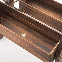 ZOCWJK Wooden Plant Stand Storage Rack Garden Planter Box Raised Bed Stand Pot Raised Garden Bed Flower Pot Stand Multi Tier Display Shelf Stand,