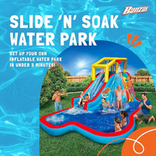 BANZAI Slide 'N' Soak Inflatable Water Park Small