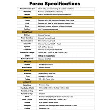 Tommaso Forza Shimano Tourney Hybrid Disc Brake Fitness Bike Orange Large