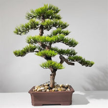 YXIANG56Q Fake Plants Chinese-Style Artificial Bonsai Tree with Realistic Wood and Ceramic Pot Fake Plants for Home Office Bonsai Tree