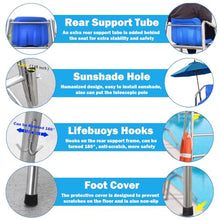 120cm 150cm 180cm High Lifeguard Chair for Pool Lakes Beach, Stainless Steel Barstool with Umbrella Hole & Lifebuoy Hook & Comfortable Seat, Match Umpire Chair (Color : Silver, Size : 120cm/47.2in/3