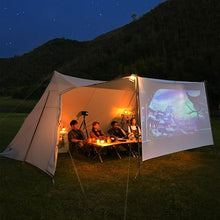 Canopy Tent, Outdoor Camping Pergola, Camping Rainproof Awning, Windproof and Stable, Can Be Used As A Projection Screen,L