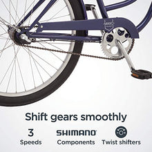 Schwinn Mikko Adult Beach Cruiser Bike Navy