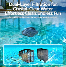LODOBA Pool Vacuum for Inground Pools & Above Ground Pool, Cordless Robotic Pool Cleaner with 180W Brushless Motor, 3-Hour Runtime, Wall-Climbing Pool Robot Scrubber for Pools up to 2150 Sq.Ft.
