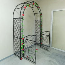 OREKPOT Metal Garden Arbor, Outdoor Pergola Arbor, Assemblable Arch Trellis for Various Climbing Plant Roses Vines Wedding Party Decoration，180cm/70.9in