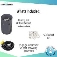 Scott Aerator Slinger De-Icer | 1/3 HP 115V Stainless 100ft Cord