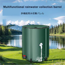 GPDJHRTI Rainwater Barrels, Foldable and Storable, Large Water Storage Capacity, Tough Fabric(Black,1000L)