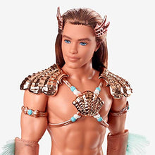 Mattel Barbie Signature King Ocean Ken Merman Doll 12" Pink/Orange